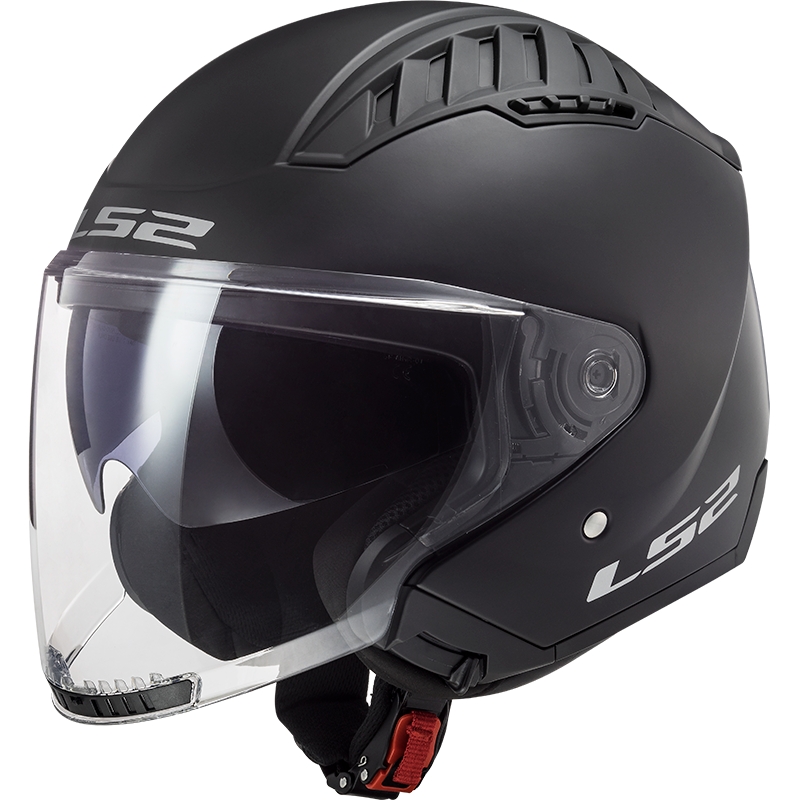 LS2 OF600 Copter II open motorhelm zwart mat