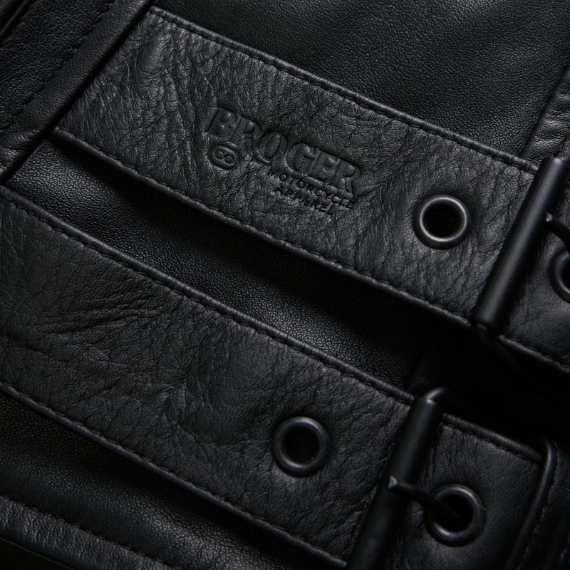 Dames motorjas BROGER Ohio zwart uitverkoop