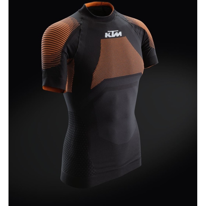 Thermoshirt korte mouw KTM Performance zwart-oranje uitverkoop