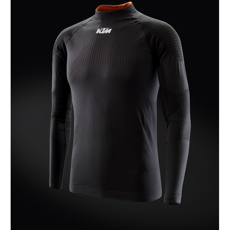 KTM Touring thermoshirt lange mouw zwart-oranje