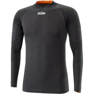 KTM Touring thermoshirt lange mouw zwart-oranje