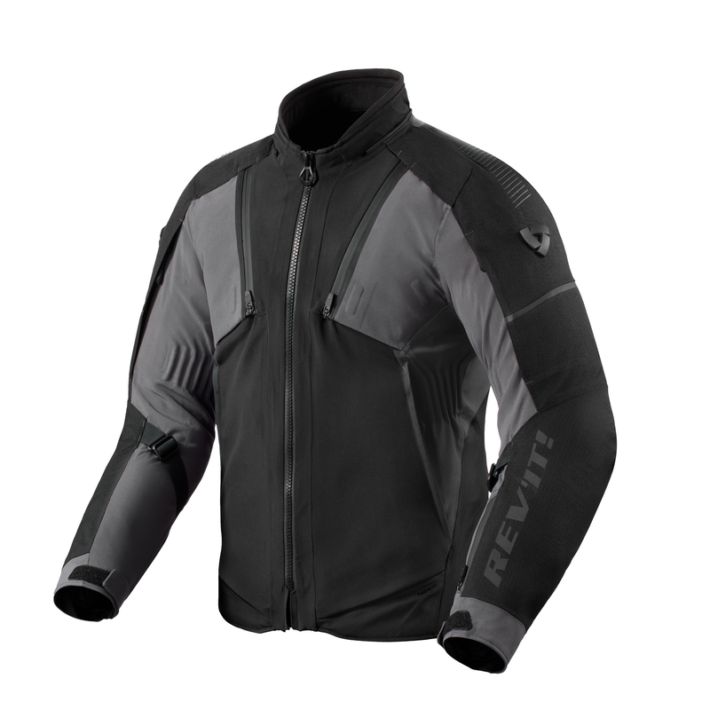 Bunda na motorku Revit Inertia H2O černo-antracitová