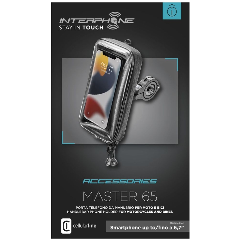 Universele waterdichte hoes Interphone Master, tot 6,7"