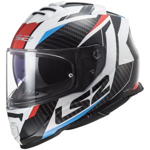 LS2 FF800 Storm II Racer integraal motorhelm wit-zwart-rood-blauw
