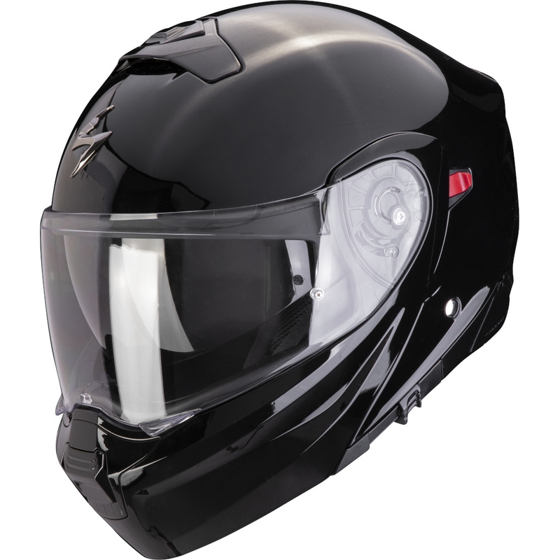 Opklapbare motorhelm Scorpion EXO-930 EVO Solid zwart