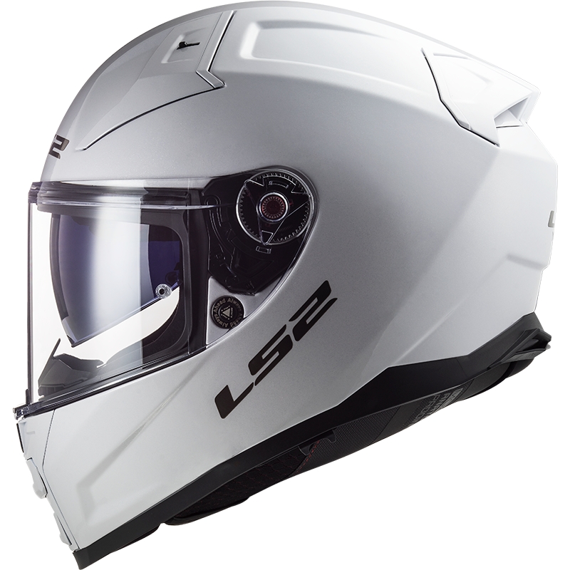 LS2 FF811 Vector II Solid White Integraal Motorhelm
