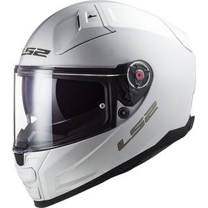 LS2 FF811 Vector II Solid White Integraal Motorhelm