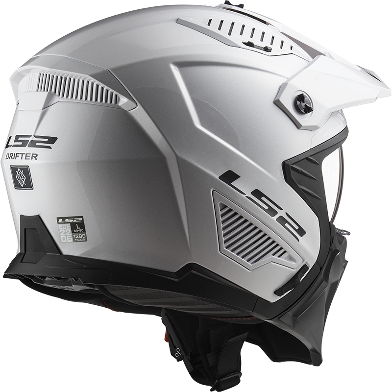 Trial Motorhelm LS2 OF606 Drifter Solid White