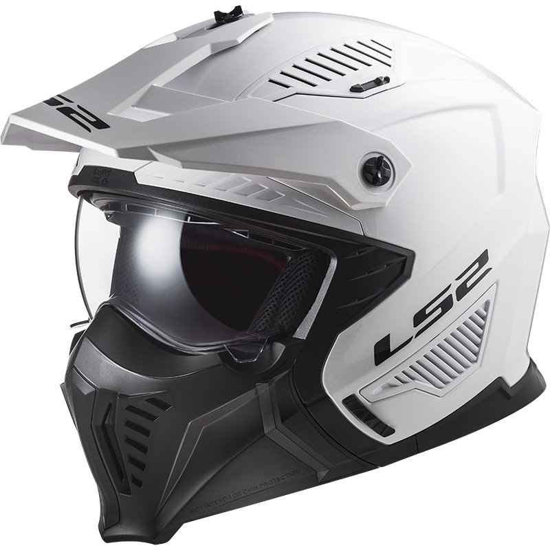 Trial Motorhelm LS2 OF606 Drifter Solid White