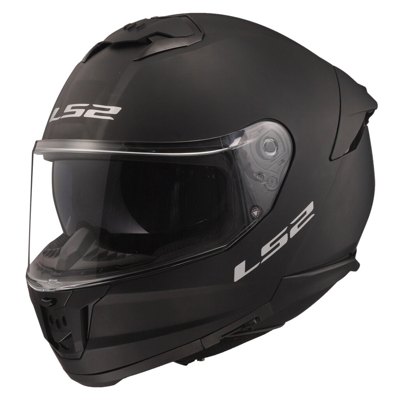 LS2 FF808 Stream II integraal motorhelm zwart mat