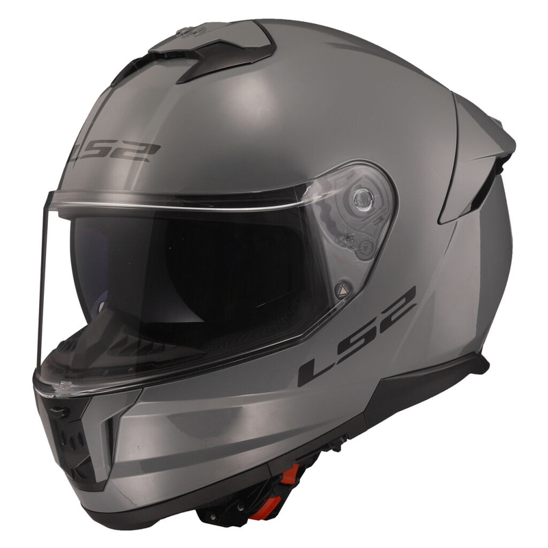 LS2 FF808 Stream II integraalhelm massief grijs