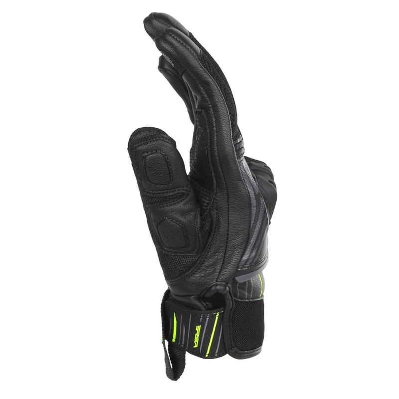 Motorhandschoenen RSA Sprint zwart-fluogeel