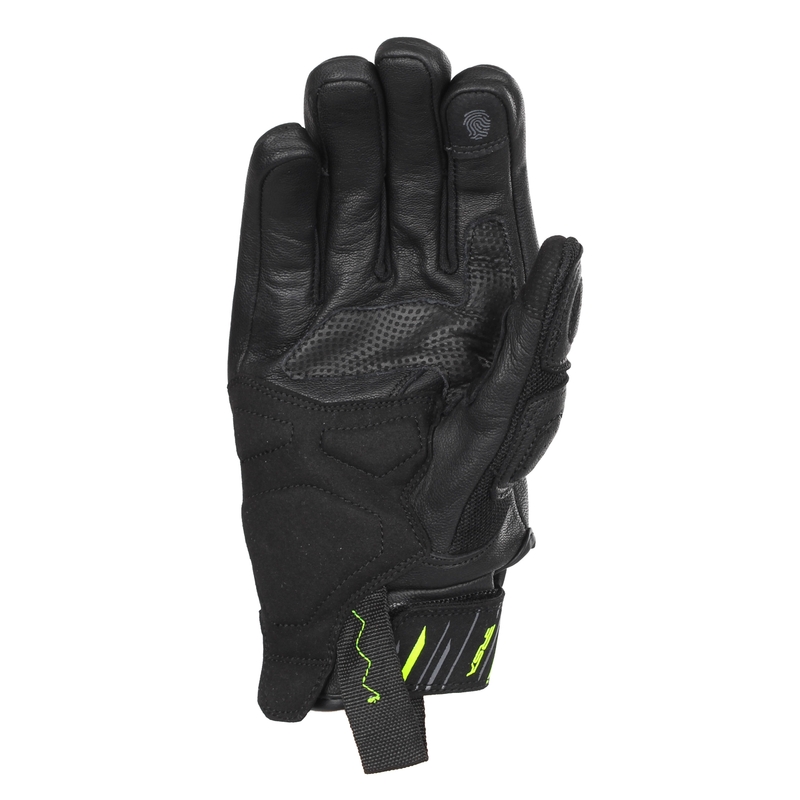Motorhandschoenen RSA Sprint zwart-fluogeel