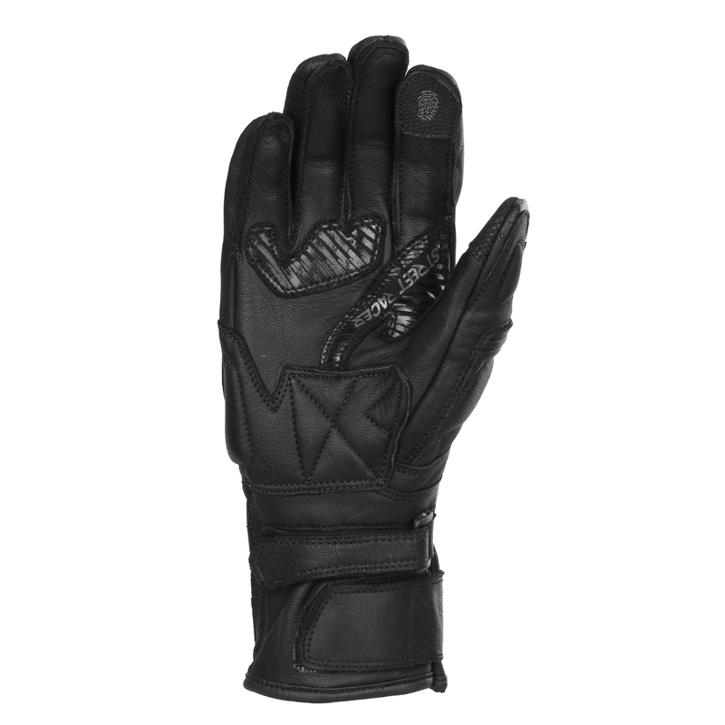 Dameshandschoenen Street Racer Touring Motorfiets Zwart