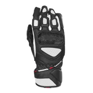 Dames motorhandschoenen RSA RX2 zwart/wit