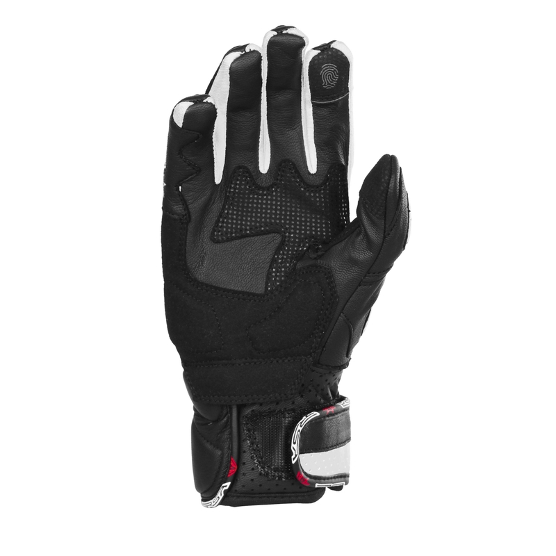Dames motorhandschoenen RSA RX2 zwart/wit