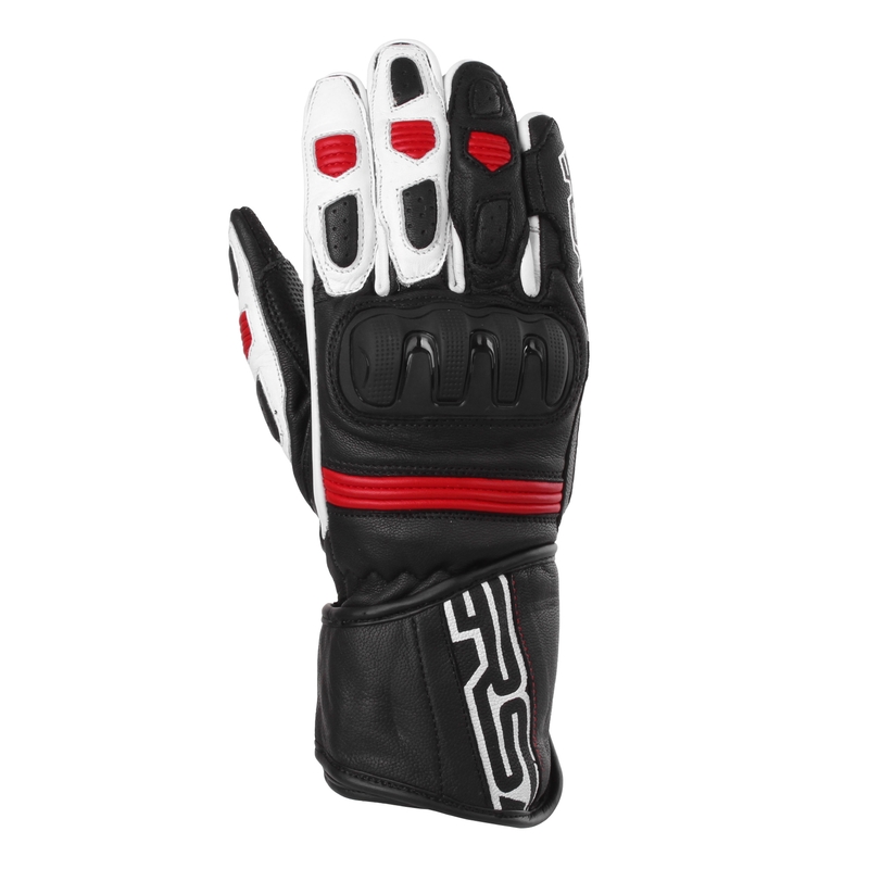 Motorhandschoenen RSA Gappa 2 zwart-wit-rood