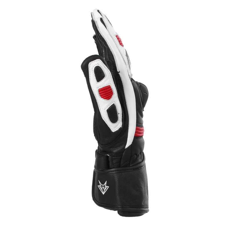 Motorhandschoenen RSA Gappa 2 zwart-wit-rood