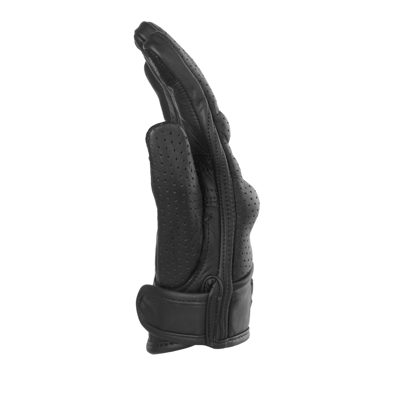 Motorhandschoenen Street Racer Striker 2 zwart geperforeerd