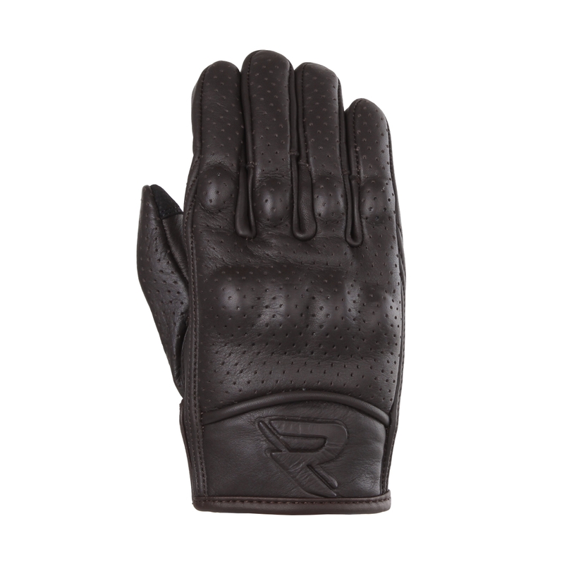 Motorhandschoenen Street Racer Striker 2 bruin geperforeerd