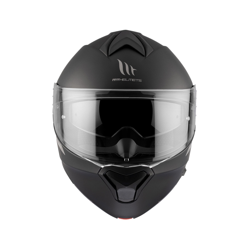 MT Genesis SV Solid A1 zwart mat opklapbare motorhelm