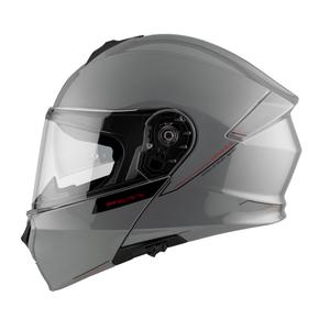 MT Genesis SV Solid A12 motorhelm grijs glanzend