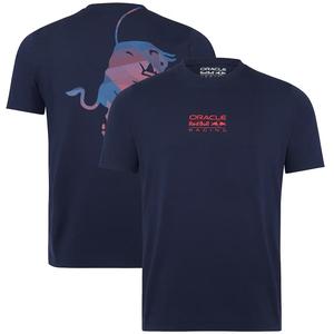 Red Bull Grafisch T-shirt Blauw uitverkoop