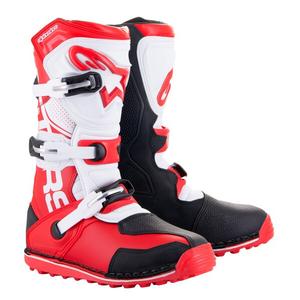 Alpinestars Tech Trial motorlaarzen wit-rood-zwart