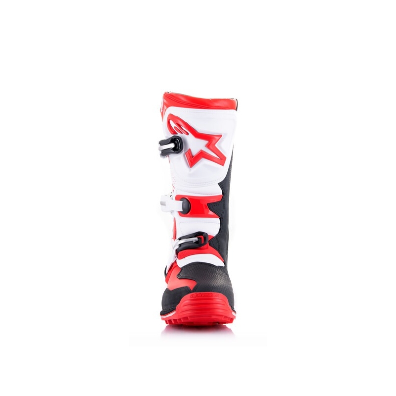 Alpinestars Tech Trial motorlaarzen wit-rood-zwart