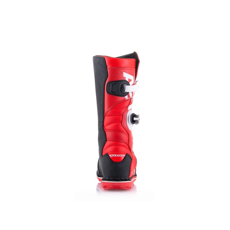 Alpinestars Tech Trial motorlaarzen wit-rood-zwart