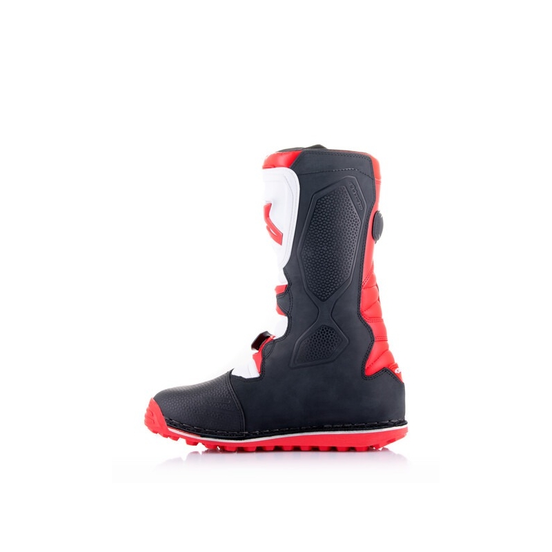 Alpinestars Tech Trial motorlaarzen wit-rood-zwart