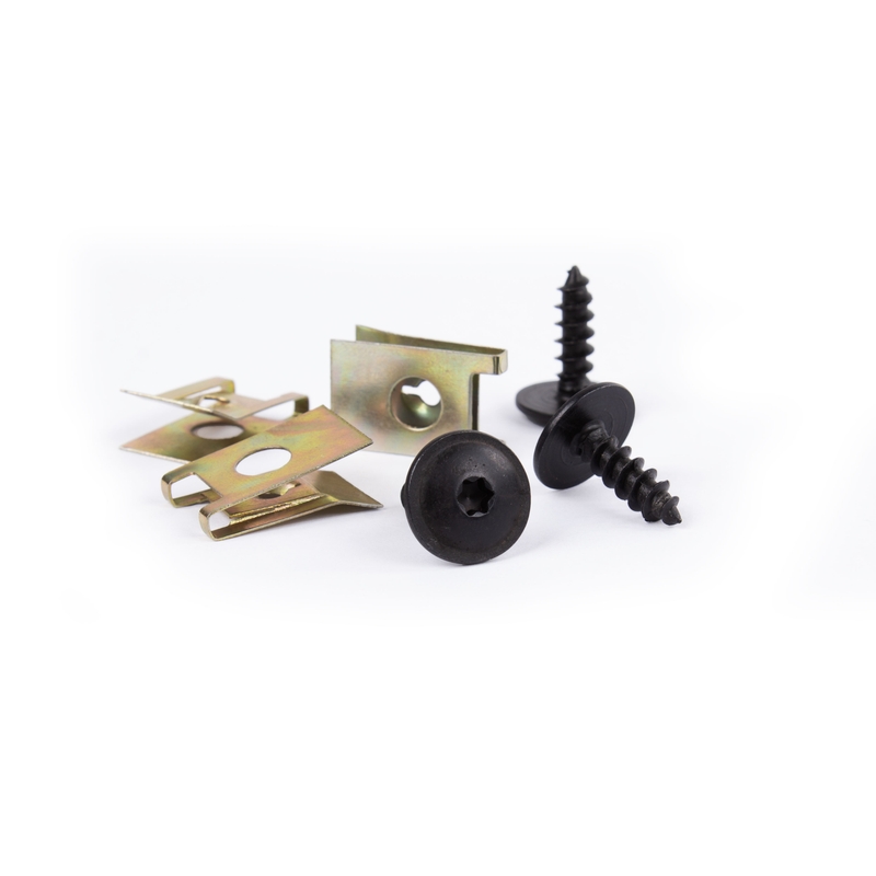 Set schroeven met sluitring voor motorkap