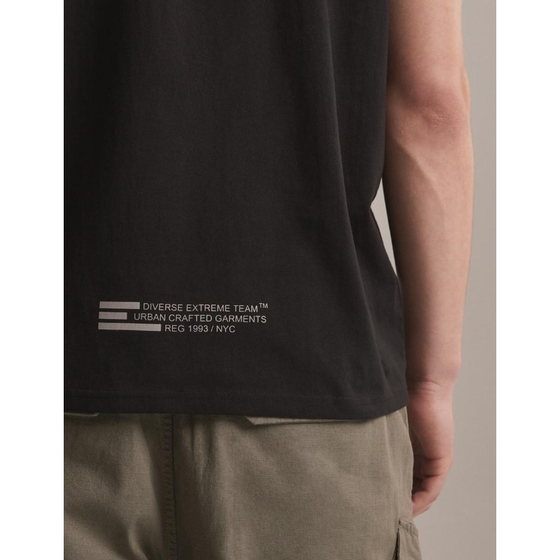 T-shirt DAKAR DKR Patch zwart