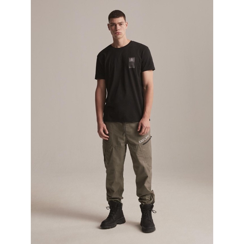 T-shirt DAKAR DKR Patch zwart