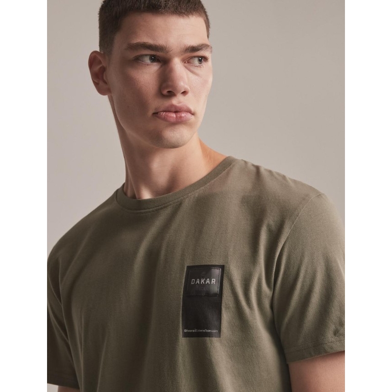 T-shirt DAKAR DKR Patch kaki