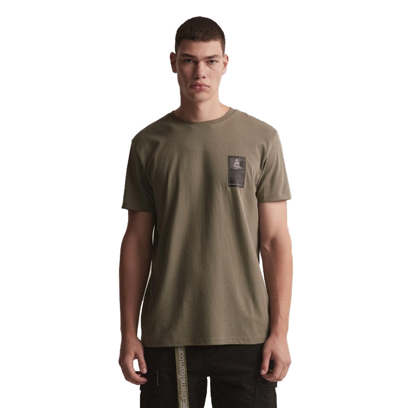 T-shirt DAKAR DKR Patch kaki