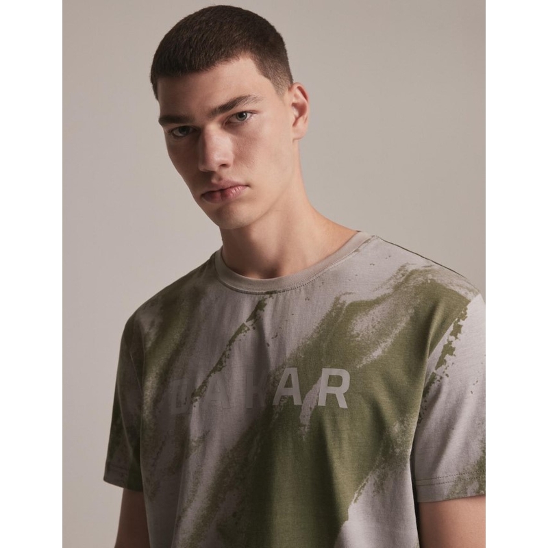 T-shirt DAKAR DKR Over grijs uitverkoop