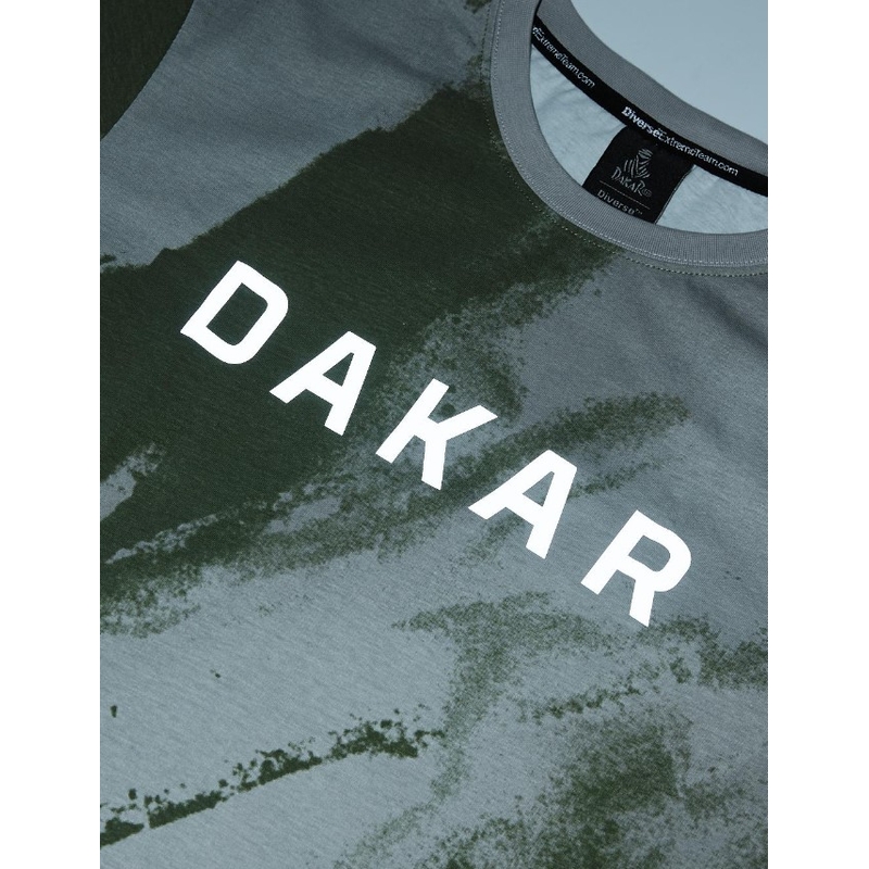 T-shirt DAKAR DKR Over grijs uitverkoop