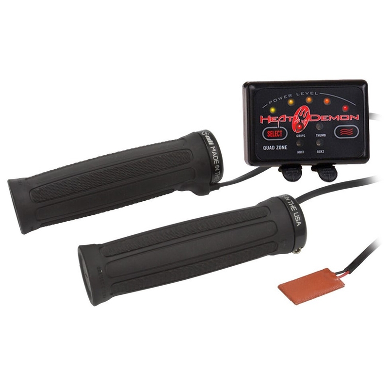 Handvatverwarming SYMTEC ATV Klem Op Quad Zone zwart