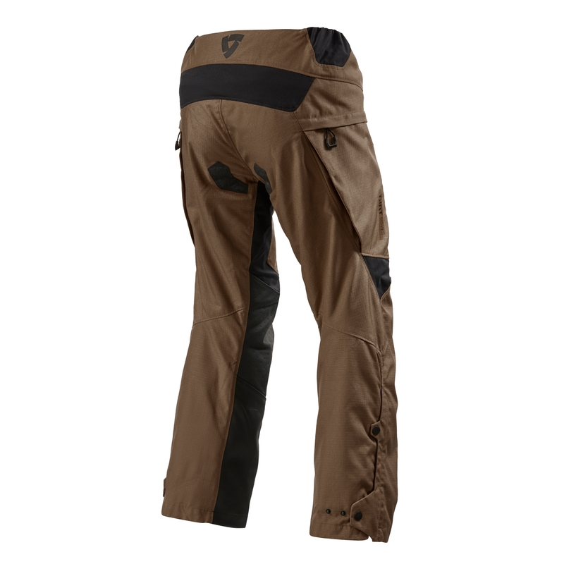 Revit Continent motorbroek bruin verlengd