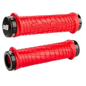 Handvatten ODI TROY LEE DESIGNS SIGNATURE ATV LOCK-ON rood en zwart