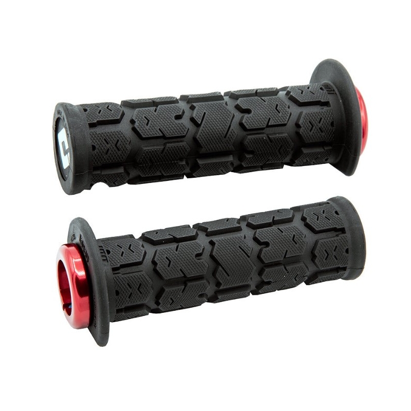 Handvatten ODI ROGUE ATV LOCK-ON V2.1 125mm zwart-rood