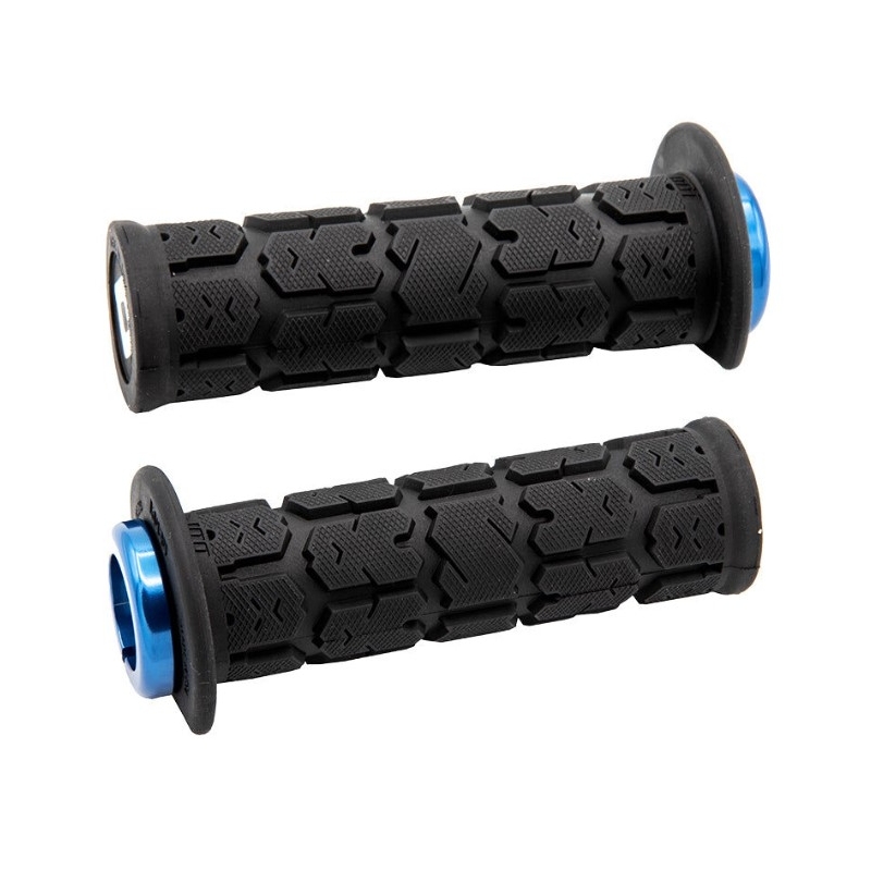 Handvatten ODI ROGUE ATV LOCK-ON V2.1 125mm zwart-blauw