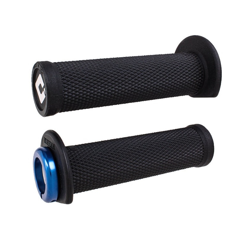 Handvatten ODI RUFFIAN ATV LOCK-ON V2.1 125mm zwart-blauw