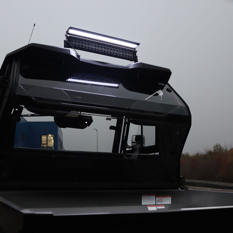 LED-lichtschans met afdekking SHARK LED LIGHT BAR 21,5", 6D MET LED-CODE, 120W