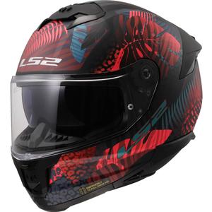 LS2 FF808 Stream II Jungle Zwart-Roze-Blauw Integrale Motorfietshelm