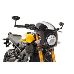 Plexi štít PUIG SEMI-FAIRING matná černá tmavá kouřová