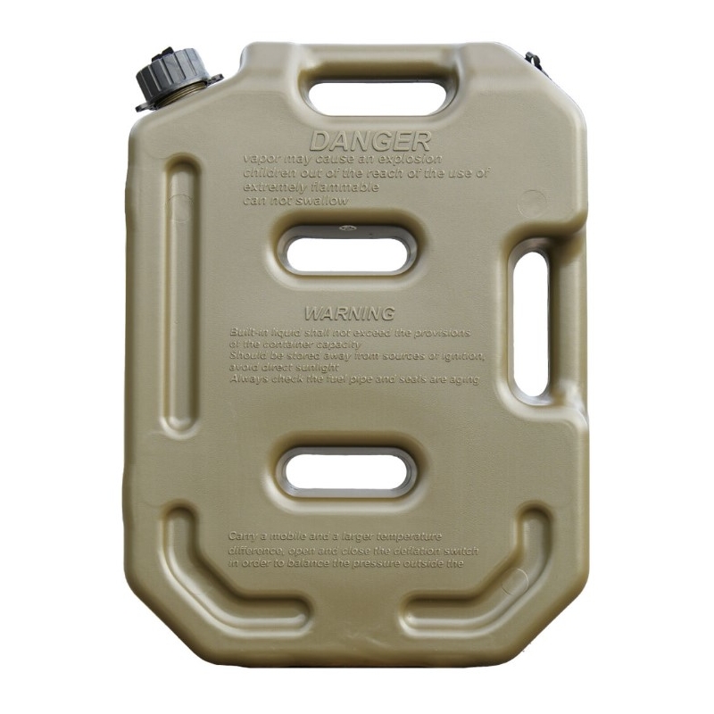 Kunststof jerrycan SHARK 10 L met ontluchtingsventiel groen