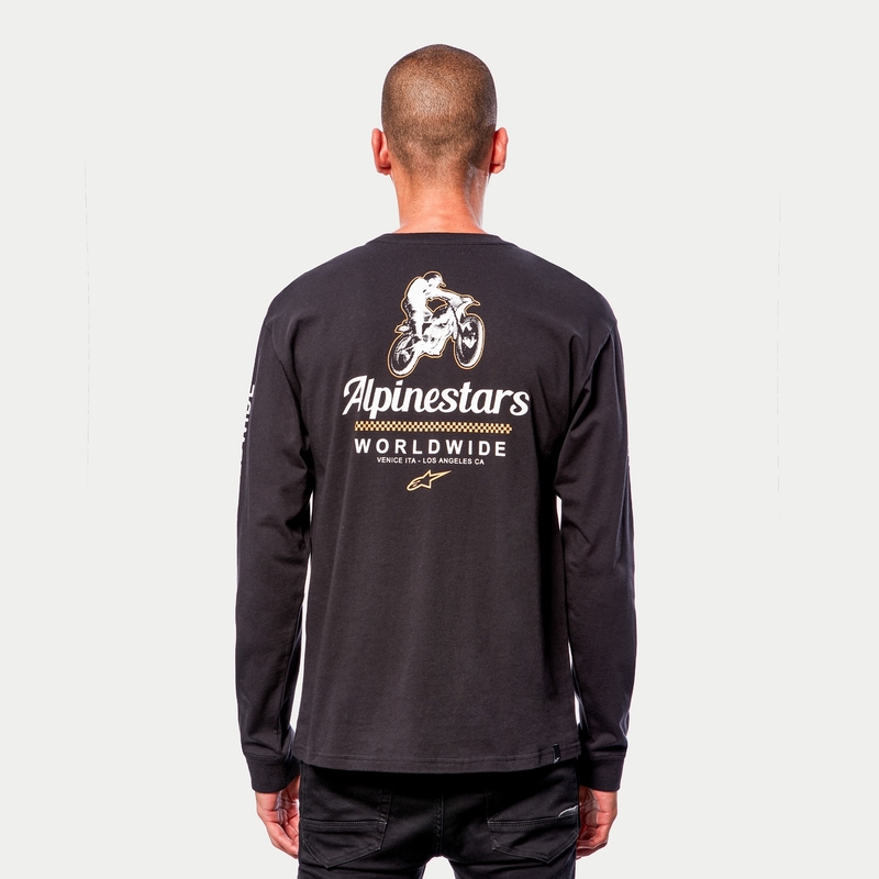 Alpinestars Authenticated T-shirt zwart-wit