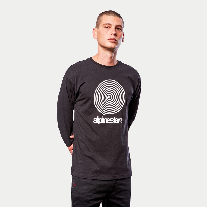 Alpinestars Real Spiral T-shirt zwart-wit